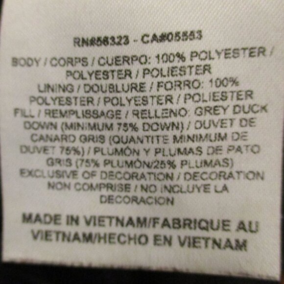 Nike Flight Puffer Men Large Black Red Full Zip Pockets Jacket - Picture 12 of 12